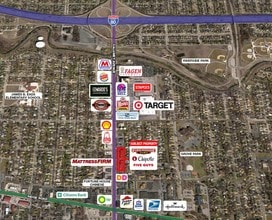 8135-8165 Calumet Ave, Munster, IN - VUE AÉRIENNE vue de carte