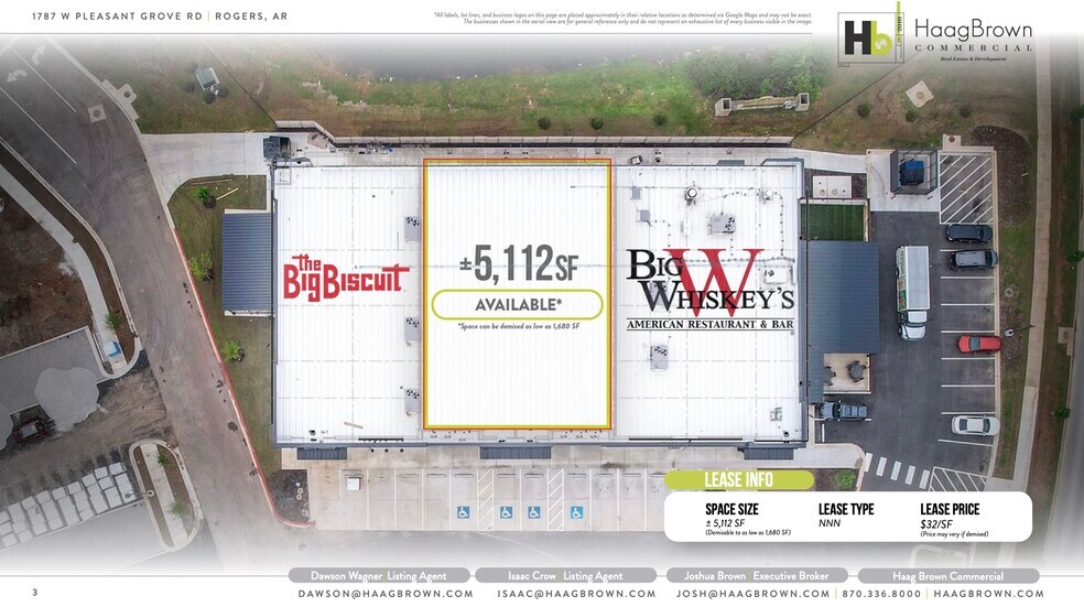 1787 West Pleasant Grove Road, Rogers, AR à louer - Plan d’étage – Image 3 sur 4