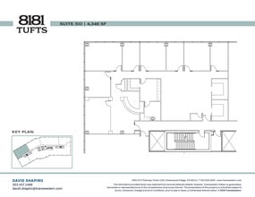 8181 E Tufts Ave, Denver, CO à louer Plan d’étage– Image 2 sur 3