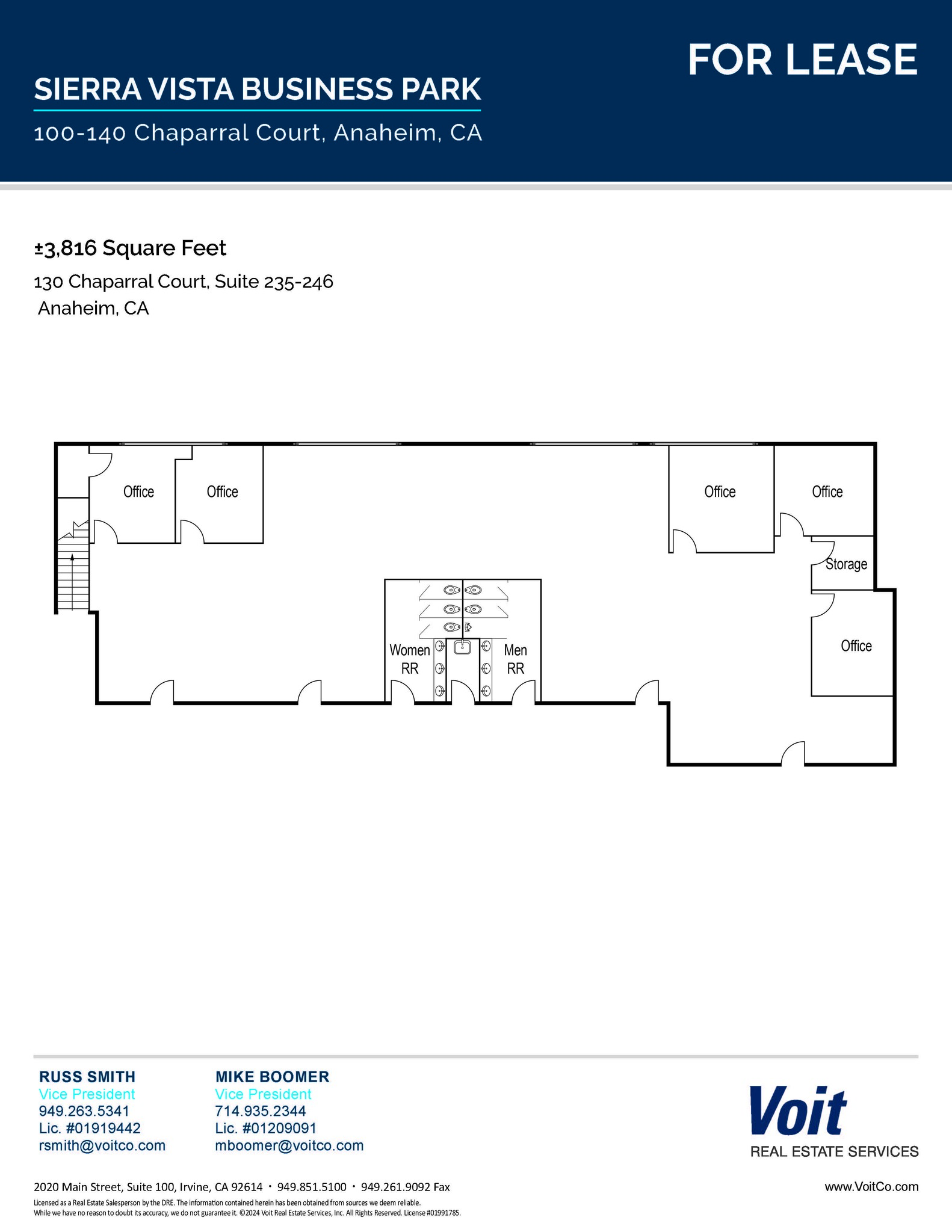 130 Chaparral Ct, Anaheim, CA à louer Plan d’étage– Image 1 sur 1