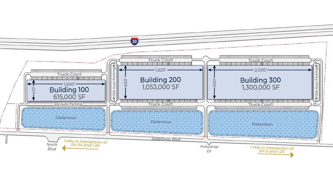 3099 Speedway Blvd, Lincoln, AL à louer Plan de site– Image 1 sur 1