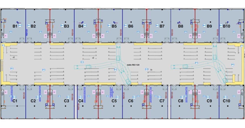 Bureau dans Gonesse à louer - Plan d’étage – Image 2 sur 3