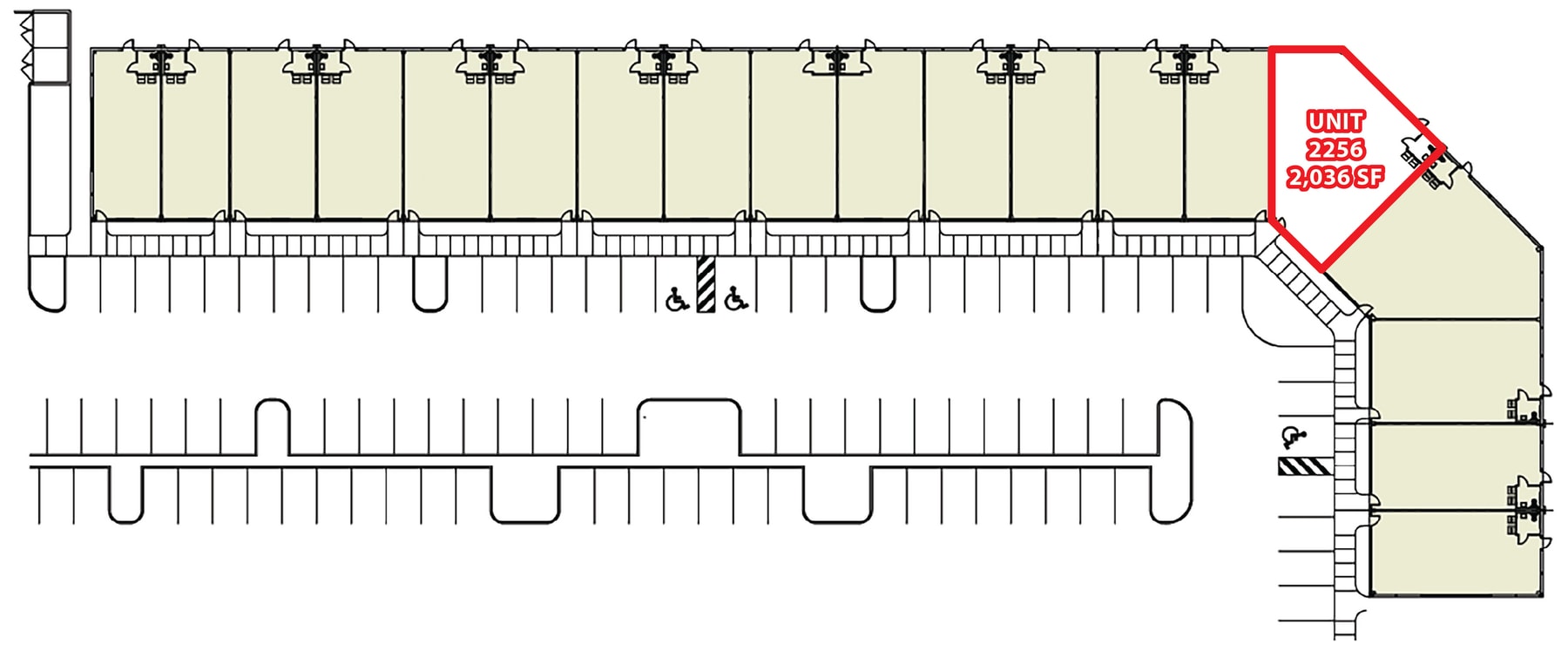 2200-2272 W Columbia Ave, Kissimmee, FL 34741 - Lot 2256 -  - Plan d’étage - Image 1 of 1