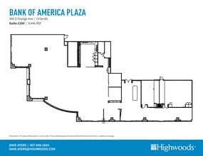 300 S Orange Ave, Orlando, FL à louer Plan de site– Image 1 sur 1