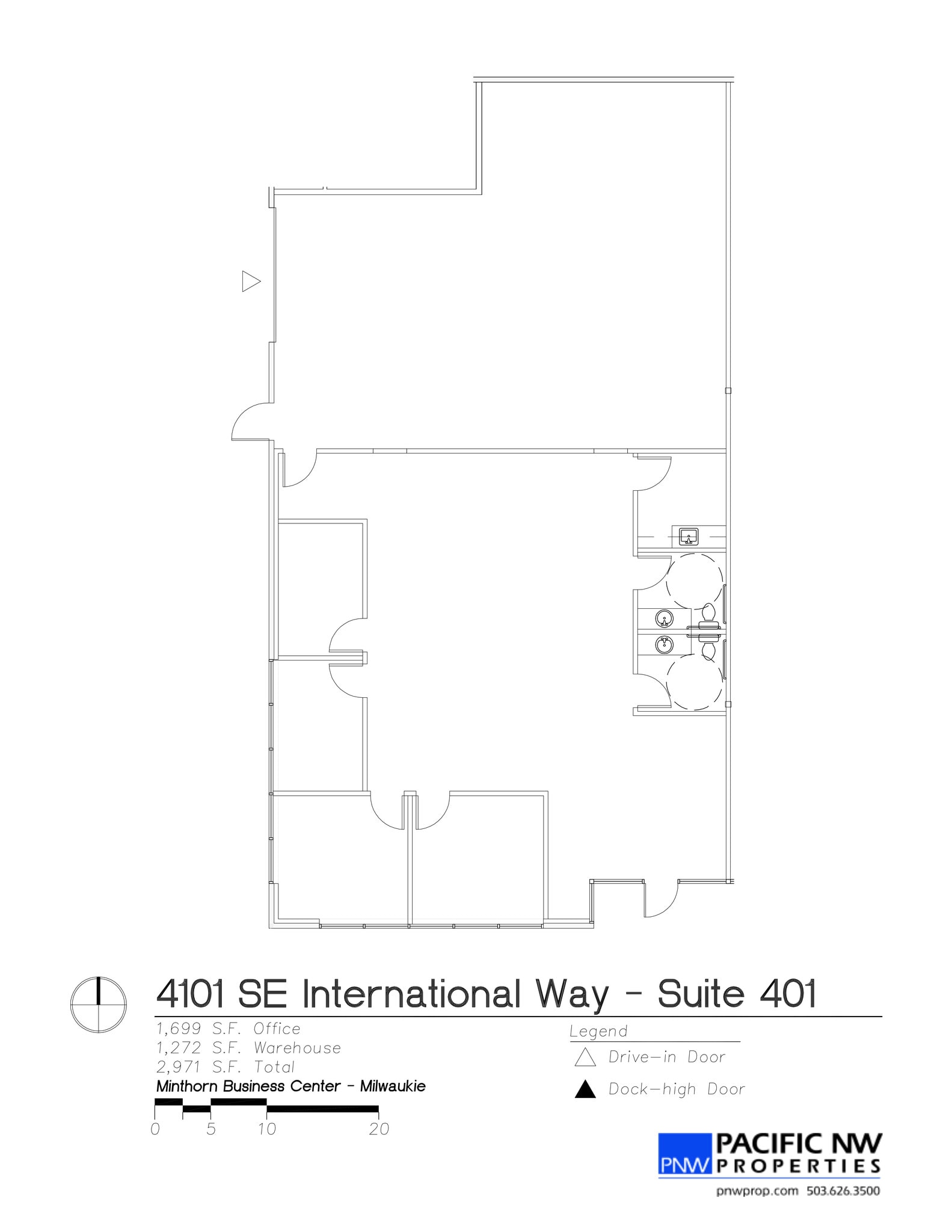 4103 SE International Way, Milwaukie, OR à louer Plan de site– Image 1 sur 1