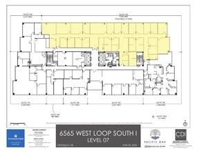 6565 West Loop South, Bellaire, TX à louer Plan d’étage– Image 1 sur 1