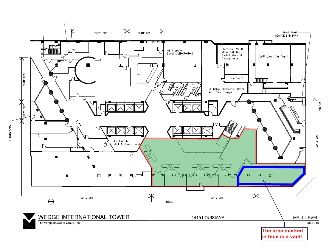 1415 Louisiana St, Houston, TX à vendre Plan d’étage– Image 1 sur 1