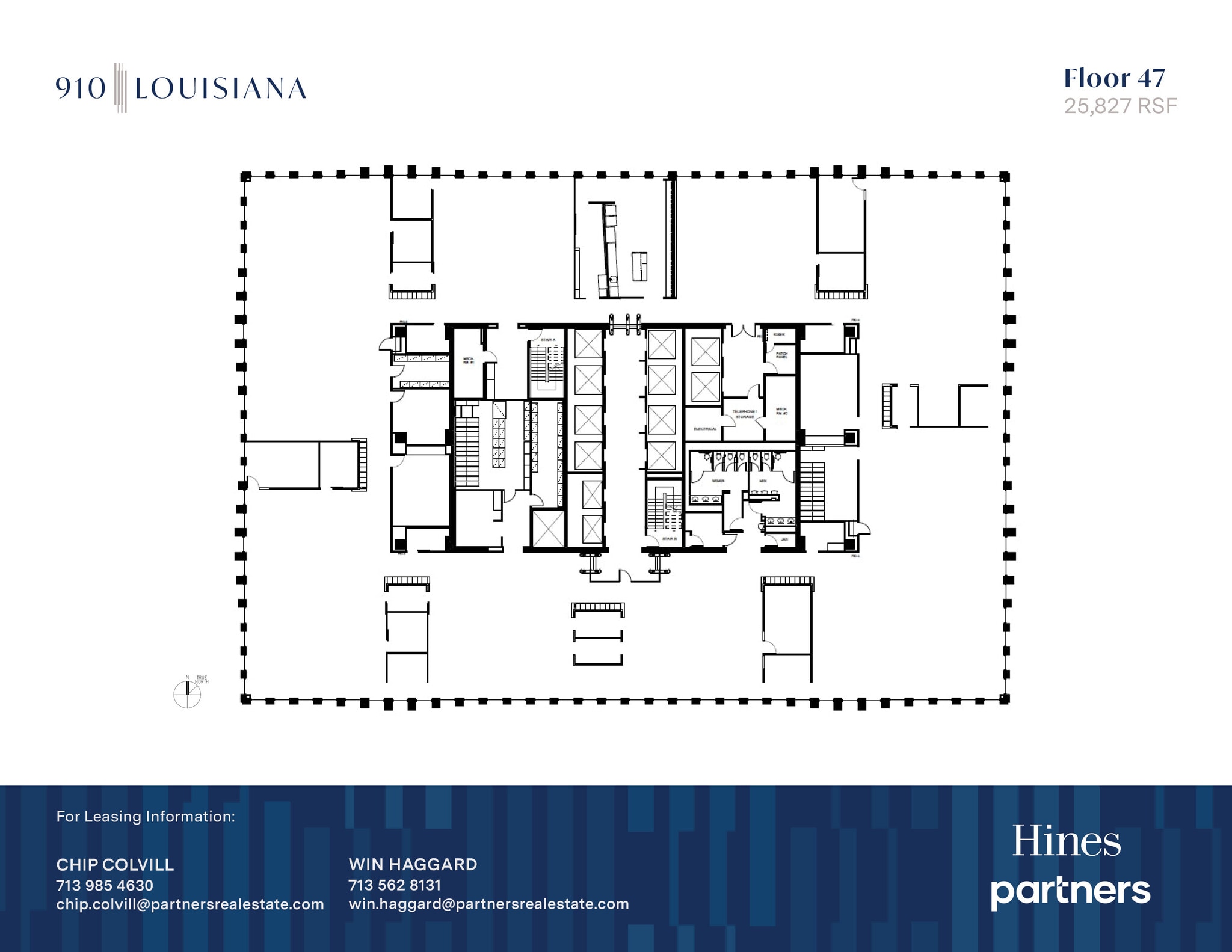 910 Louisiana St, Houston, TX à louer Plan d’étage– Image 1 sur 1