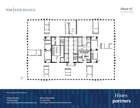 910 Louisiana St, Houston, TX à louer Plan d’étage– Image 1 sur 1