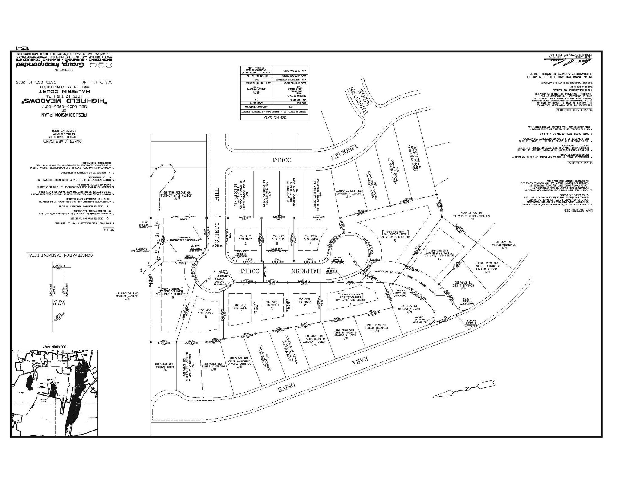 00 Halperin Court, Waterbury, CT à vendre Plan de site– Image 1 sur 8