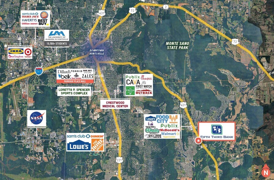 7068 US-431 Hwy, Owens Cross Roads, AL à vendre - Photo de l’immeuble – Image 2 sur 5
