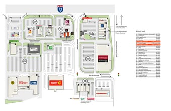 1084-1092 Hwy Chomedey, Laval, QC à louer Plan de site– Image 1 sur 2