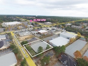 6417 Hillcrest Park Ct, Mobile, AL - Vue aérienne vue de carte