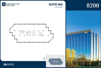 8000-8500 Normandale Lake Blvd, Bloomington, MN à louer Plan d’étage– Image 1 sur 2