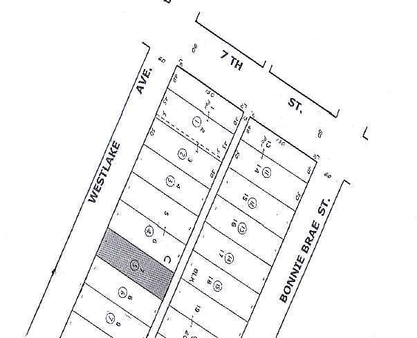 730 S Westlake Ave, Los Angeles, CA à vendre - Plan cadastral – Image 2 sur 2