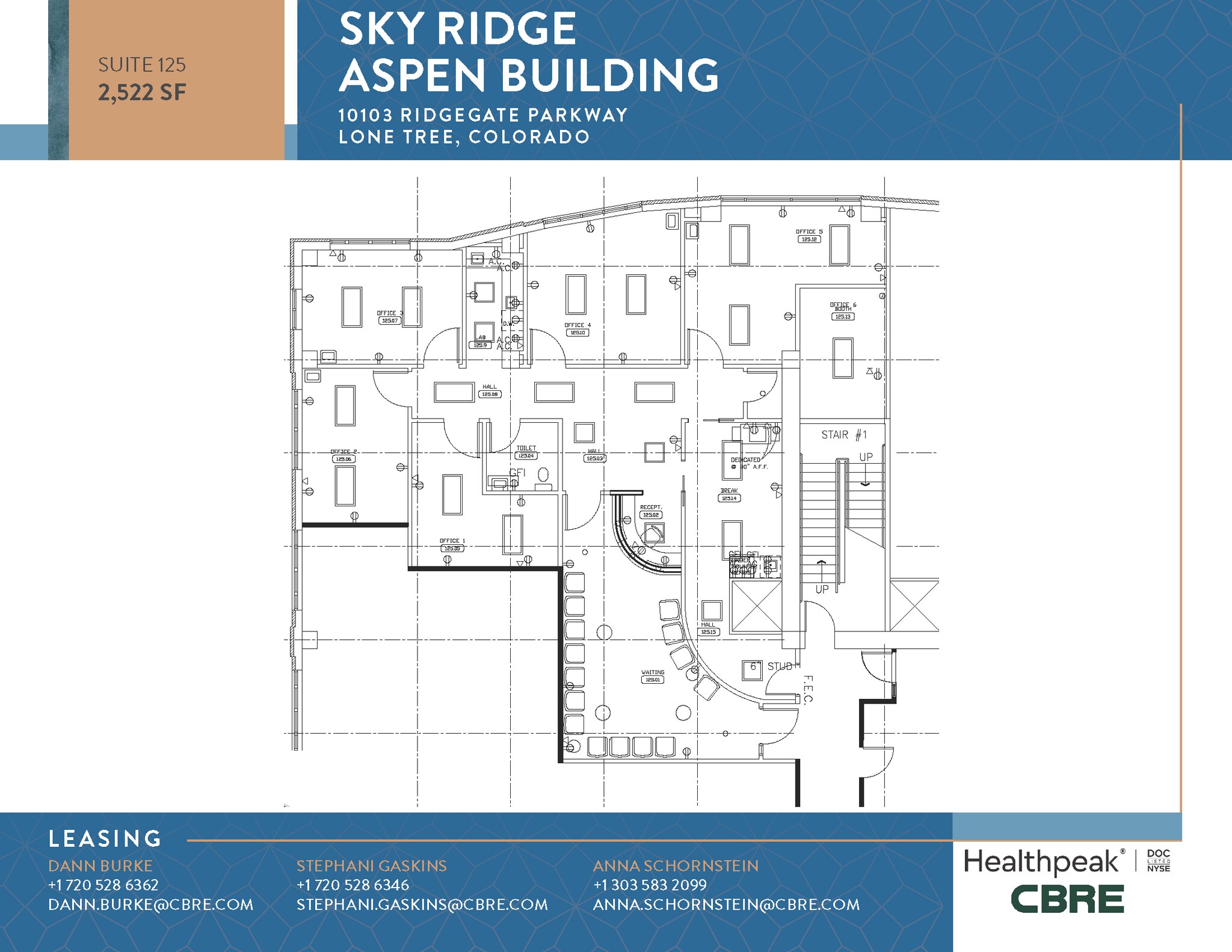 10535 Park Meadows Blvd, Lone Tree, CO à louer Plan d’étage– Image 1 sur 1