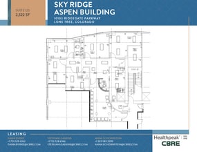 10535 Park Meadows Blvd, Lone Tree, CO à louer Plan d’étage– Image 1 sur 1