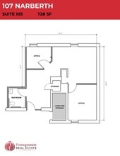 107 Forrest Ave, Narberth, PA à louer Plan de site– Image 1 sur 1