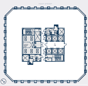 1 Post St, San Francisco, CA à louer Plan d’étage– Image 1 sur 1