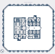 1 Post St, San Francisco, CA à louer Plan d’étage– Image 1 sur 1