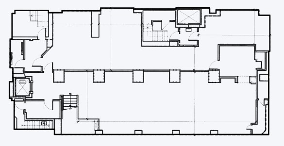 1220-1224 Rue Sainte-Catherine O, Montréal, QC à louer Plan d’étage– Image 1 sur 1