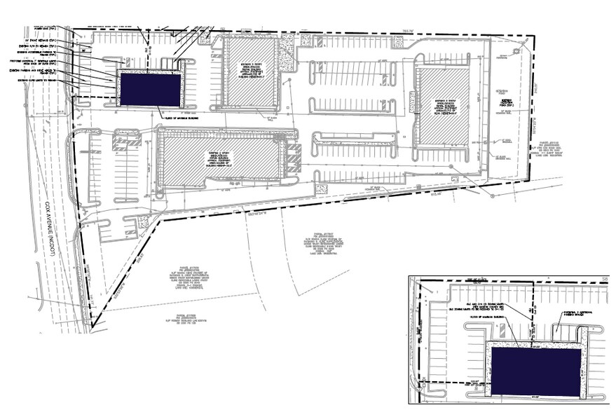 Cox Road, Gastonia, NC à vendre - Plan de site – Image 2 sur 2