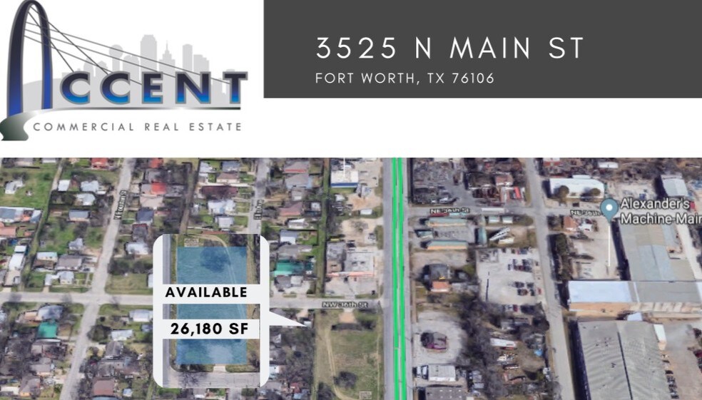 3525 N Main St, Fort Worth, TX à vendre - Photo de l’immeuble – Image 1 sur 5