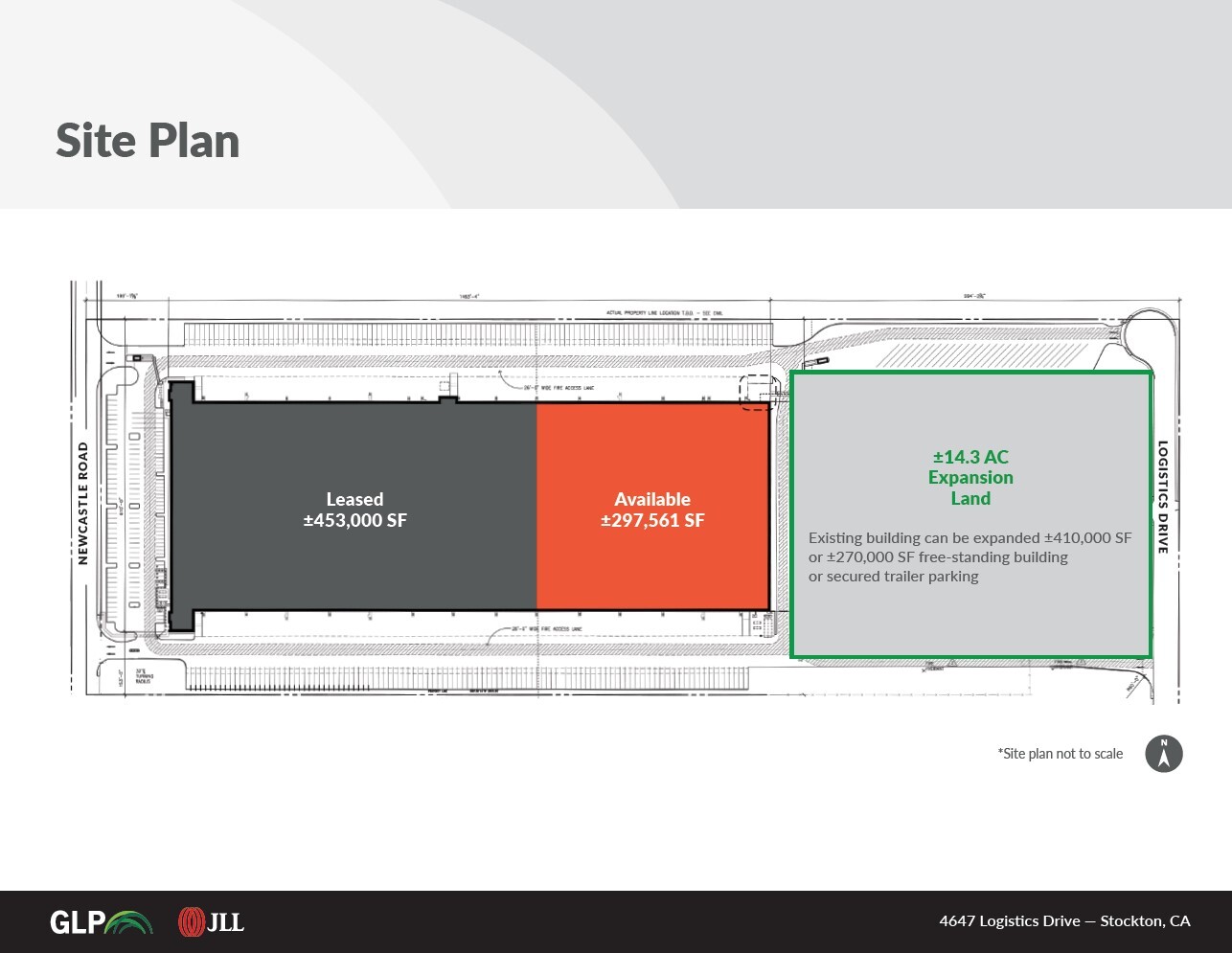 4647 Logistics Dr, Stockton, CA à louer Plan de site– Image 1 sur 1