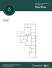 6 Montgomery Village Ave, Gaithersburg, MD à louer Plan d’étage– Image 2 sur 2