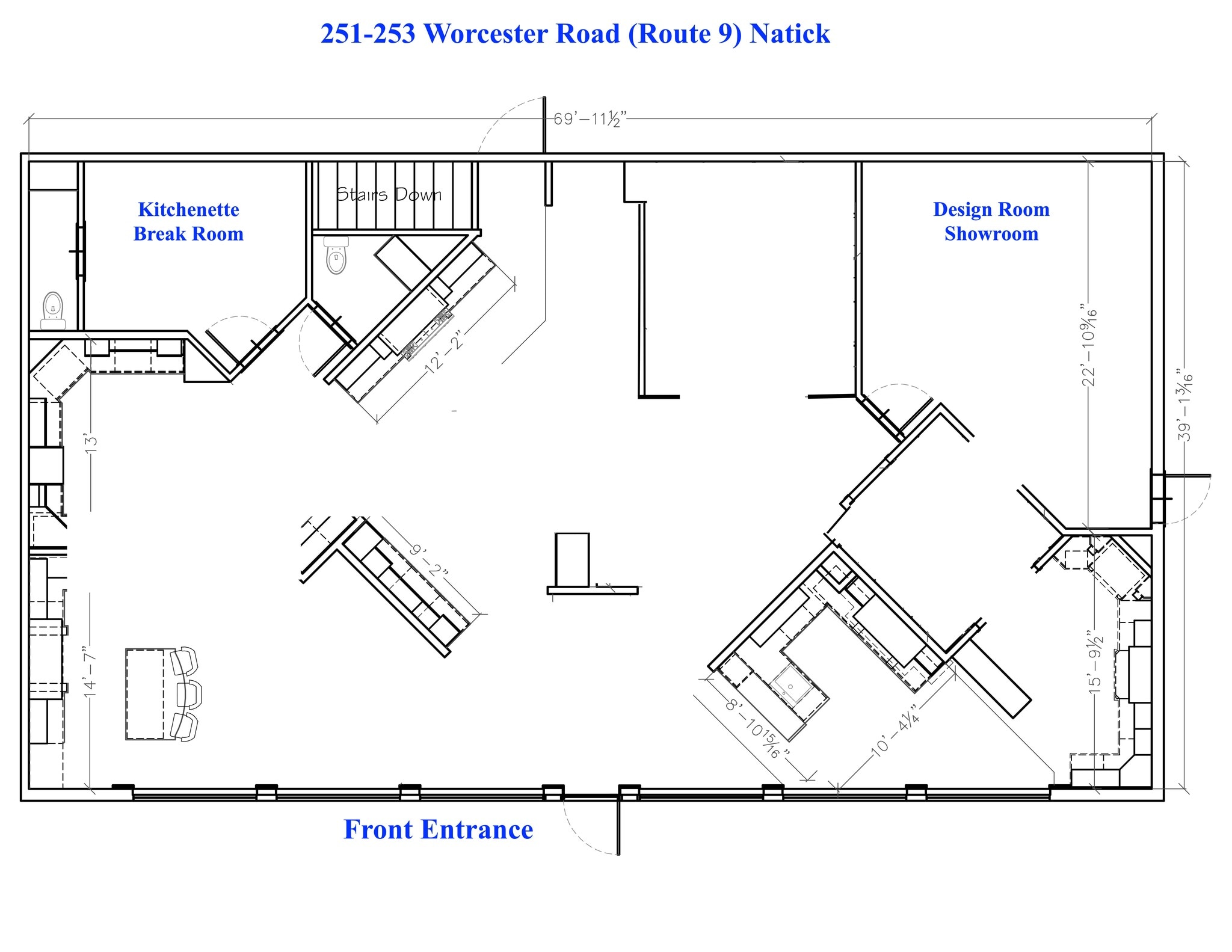 251 Worcester St, Natick, MA à louer Plan de site– Image 1 sur 1