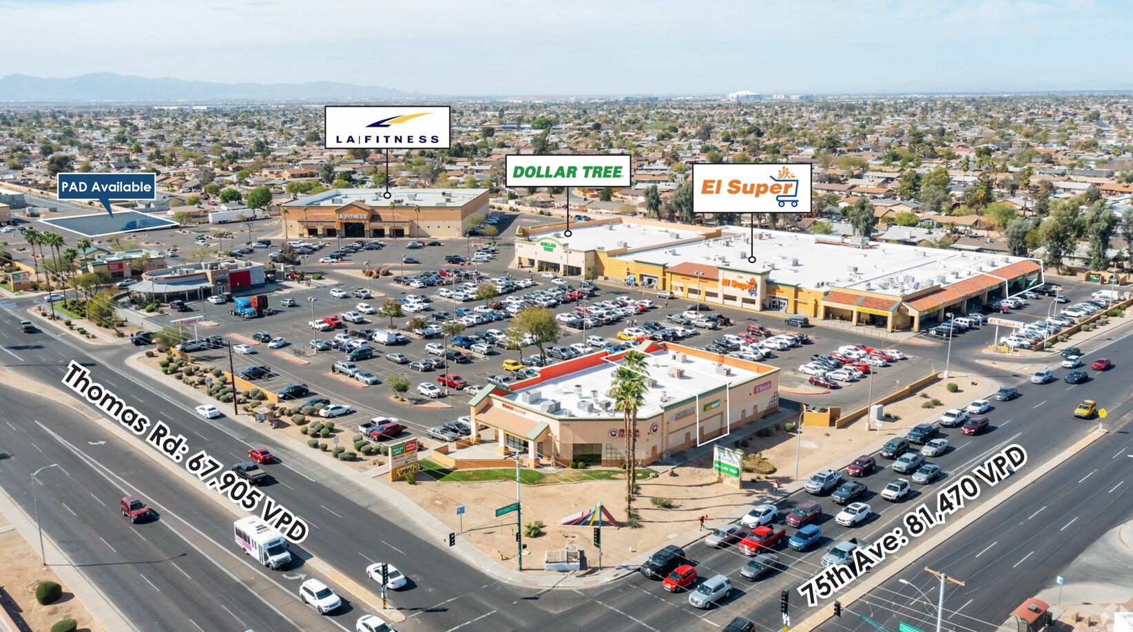 7520-7620 W Thomas Rd, Phoenix, AZ à louer Photo de l’immeuble– Image 1 sur 5