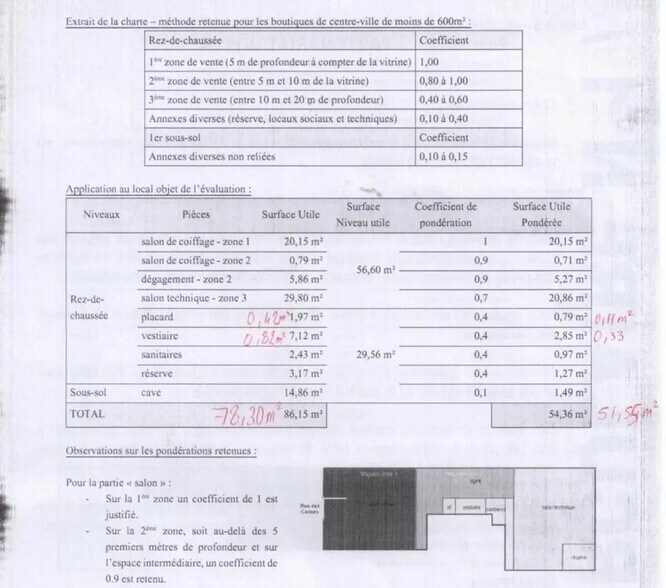Local commercial dans Nantes à louer - Plan d’étage – Image 3 sur 3
