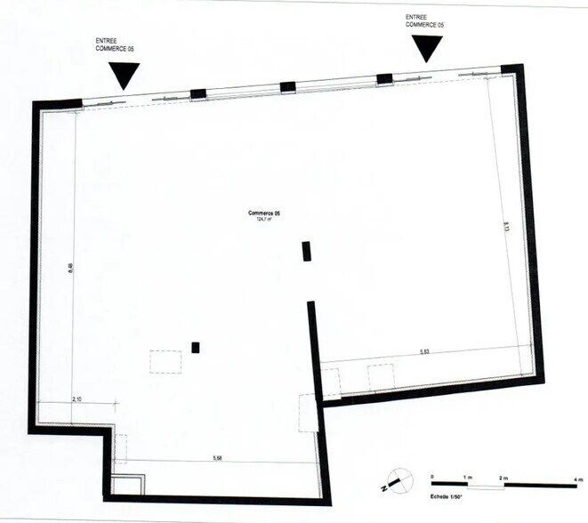 Local commercial dans Chartres à louer - Plan d’étage – Image 2 sur 2