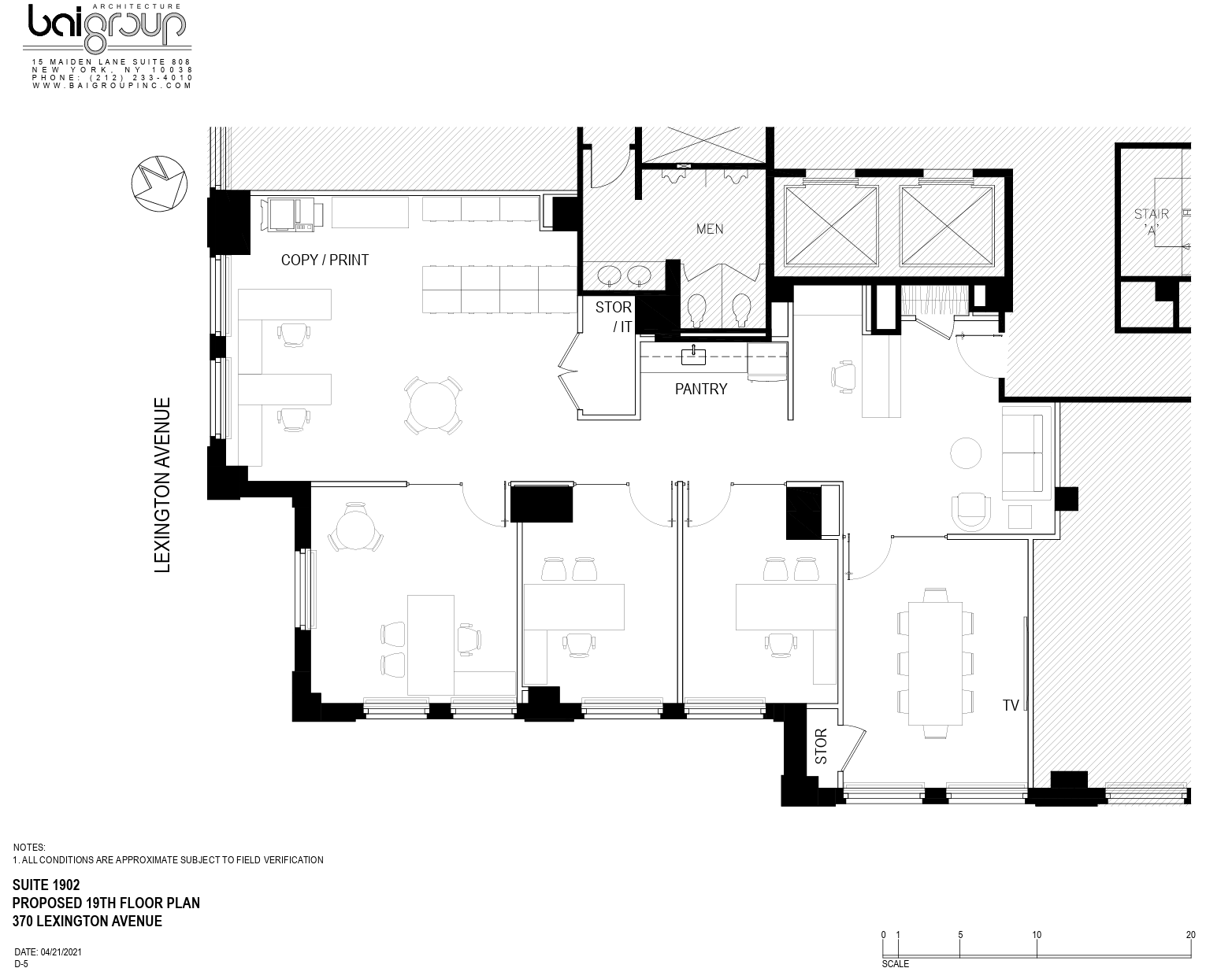 370 lexington Ave, New York, NY à louer Plan d’étage– Image 1 sur 1