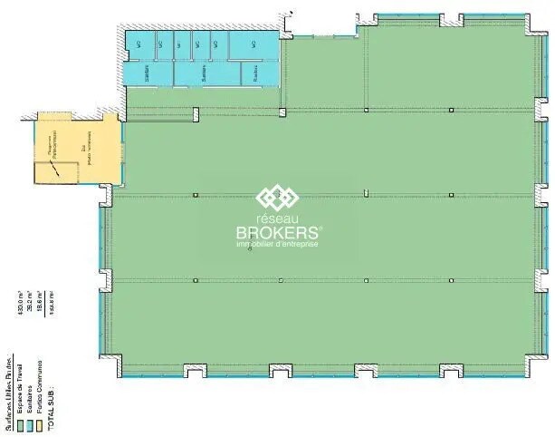 Bureau dans Nantes à louer - Plan d’étage – Image 2 sur 4