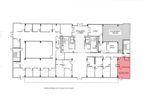 25 W Cedar St, Pensacola, FL à vendre Plan d’étage– Image 1 sur 1