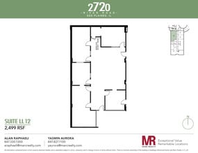 2720 S River Rd, Des Plaines, IL à louer Plan d’étage– Image 1 sur 1