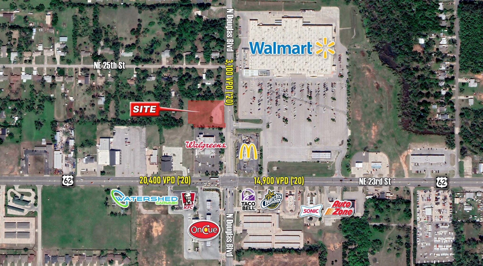 2526 N Douglas Blvd, Spencer, OK à vendre Aérien– Image 1 sur 8