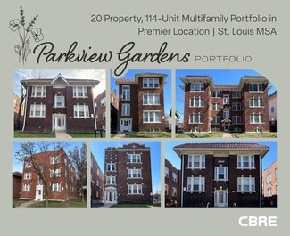 Plus de détails pour Parkview Gardens - 20 Property Portfolio – Logement à vendre, Saint Louis, MO