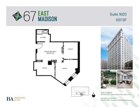 67 E Madison St, Chicago, IL à louer Plan d’étage– Image 1 sur 1