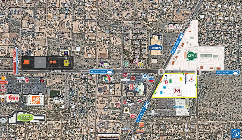 SE Carefree Hwy & Cave Creek Rd, Cave Creek, AZ à louer - Photo de l’immeuble – Image 2 sur 2