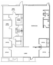 10737 W Gateway Blvd, El Paso, TX à louer Plan d’étage– Image 2 sur 2