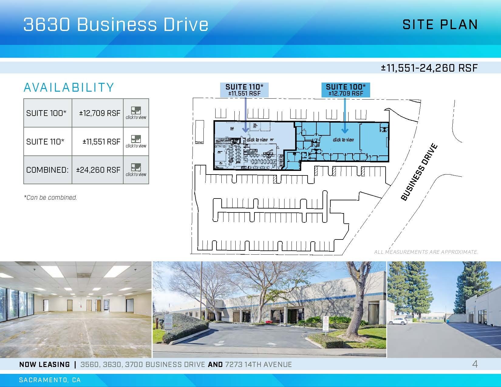 3700 Business Dr, Sacramento, CA à louer Plan d’étage– Image 1 sur 1