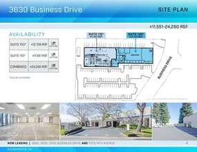 3700 Business Dr, Sacramento, CA à louer Plan d’étage– Image 1 sur 1