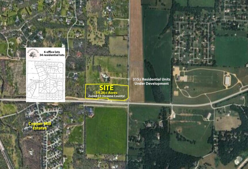 NWC Sunshine, Springfield, MO à vendre - Aérien – Image 2 sur 4