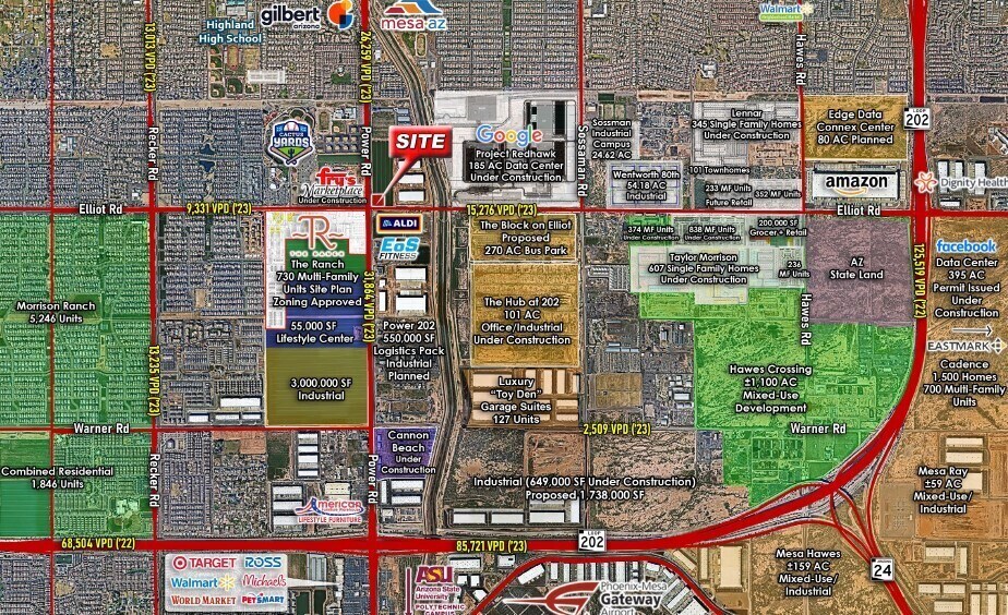 3547 S Power Rd, Mesa, AZ à louer - Aérien – Image 3 sur 4