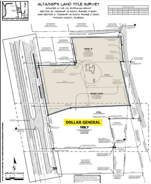 645 Old San Mateo rd, San Mateo, FL à vendre - Plan de site – Image 2 sur 2
