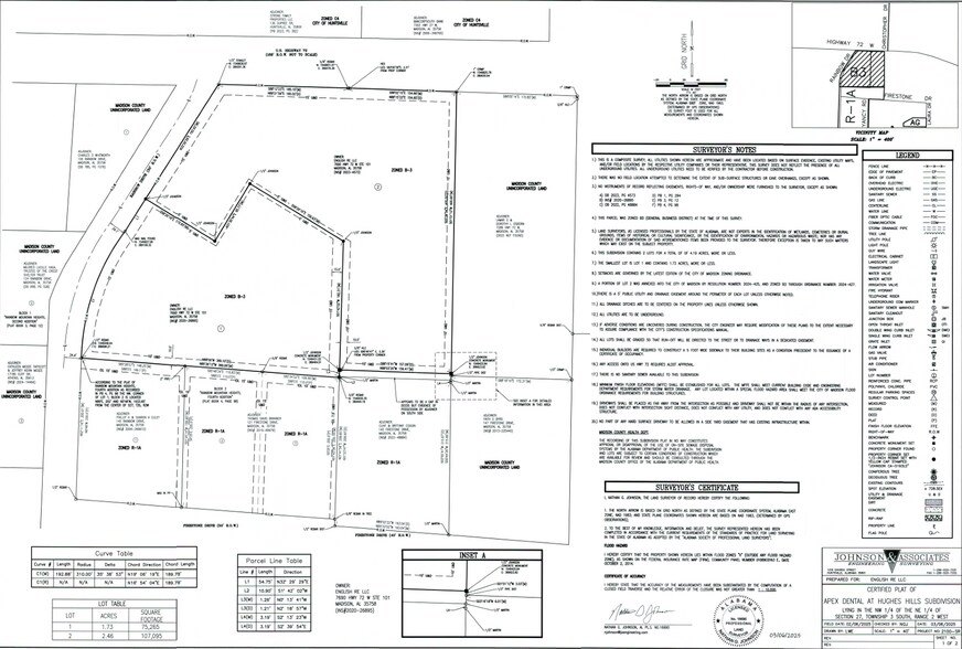 7301 US-72, Madison, AL à louer - Plan de site – Image 3 sur 4