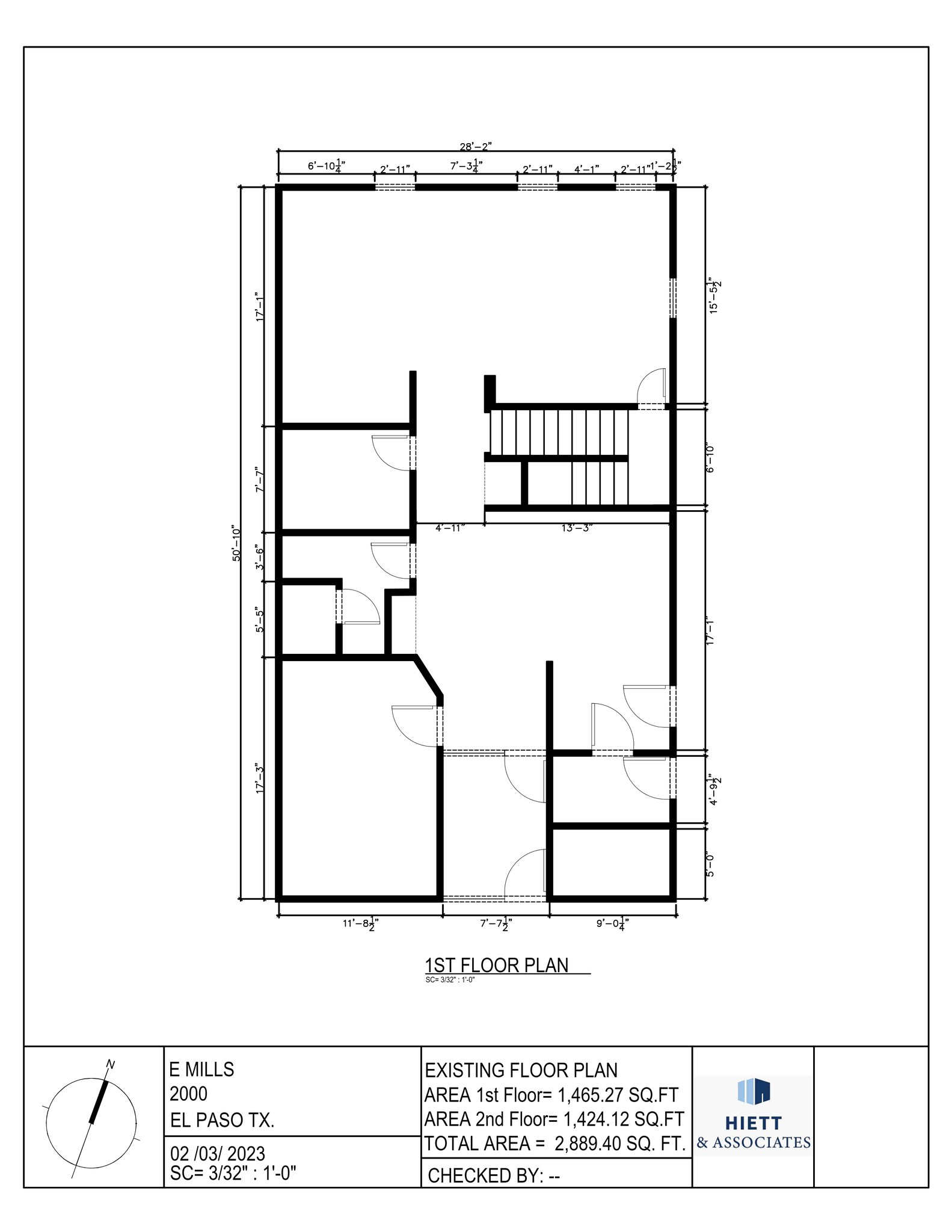 2000 Mills Ave, El Paso, TX à louer Plan de site– Image 1 sur 12