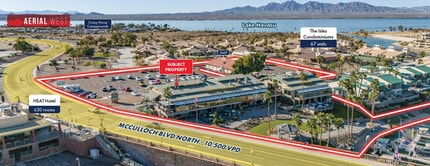 1407-1425 McCulloch Boulevard North, Lk, Lake Havasu City, AZ - Vue aérienne vue de carte - Image1